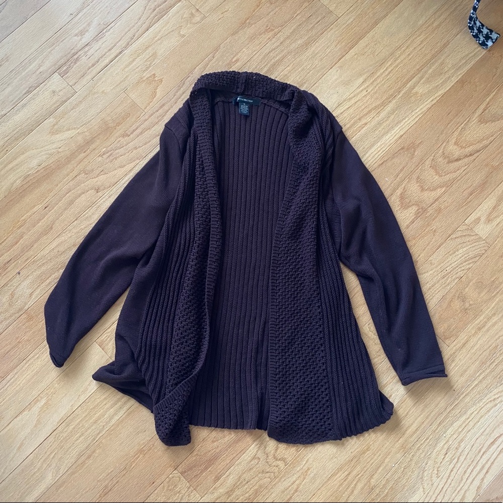 89th & Madison Brown Cardigan - Picture 3 of 11